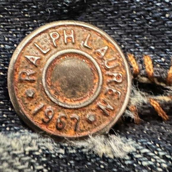 ππͺ‘ POLO RALPH LAUREN Tompkinsβ Skinny Patch Cigarette Jeans | Sz 26 Distressed - Picture 6 of 8